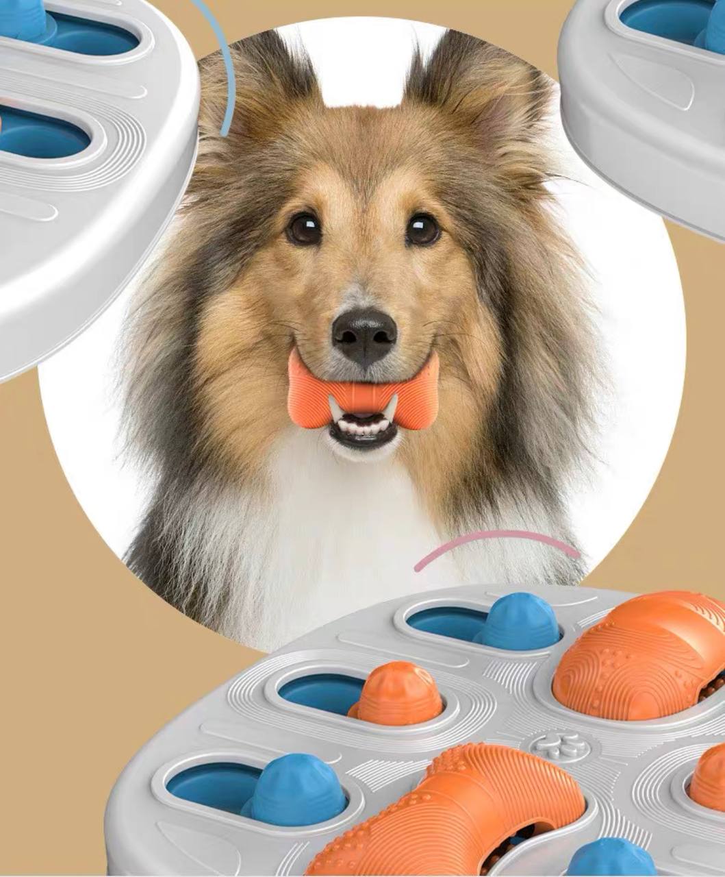 Fun Interactive Food dispenser Pet Toy / Puzzle Bowl
