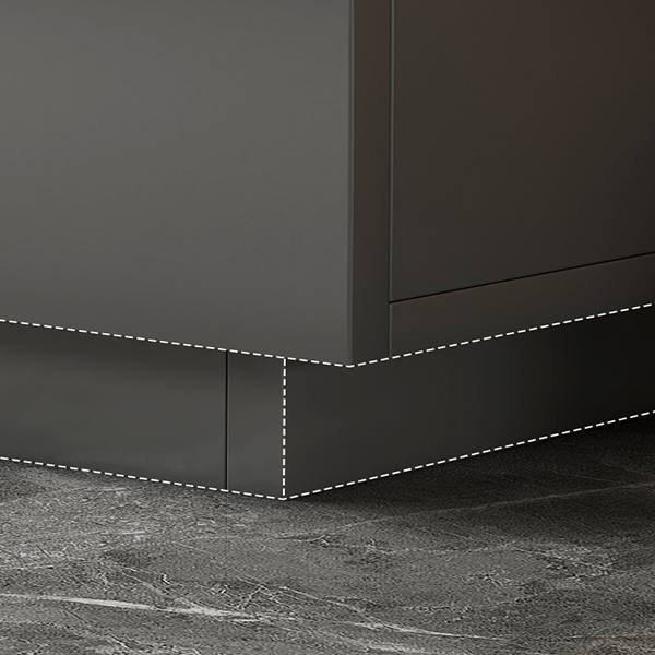 GLEV grey and white modern luxury TV console cabinet
