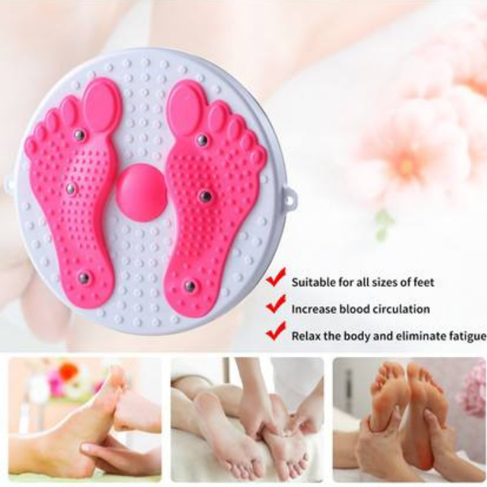 Yoga Waist Twisting Disc / Compact And Silent With Foot Massage
