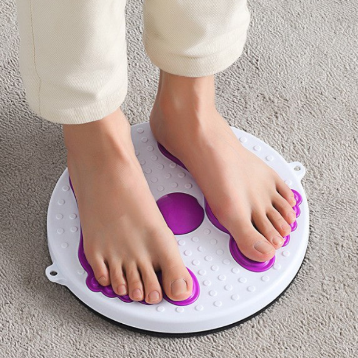 Yoga Waist Twisting Disc / Compact And Silent With Foot Massage