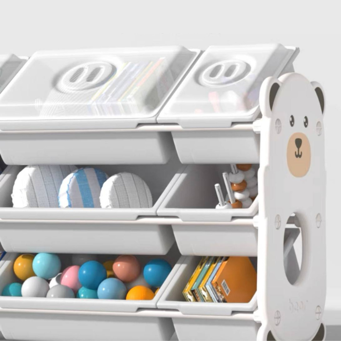 Beary Large Kids Storage Toy Organiser Rack