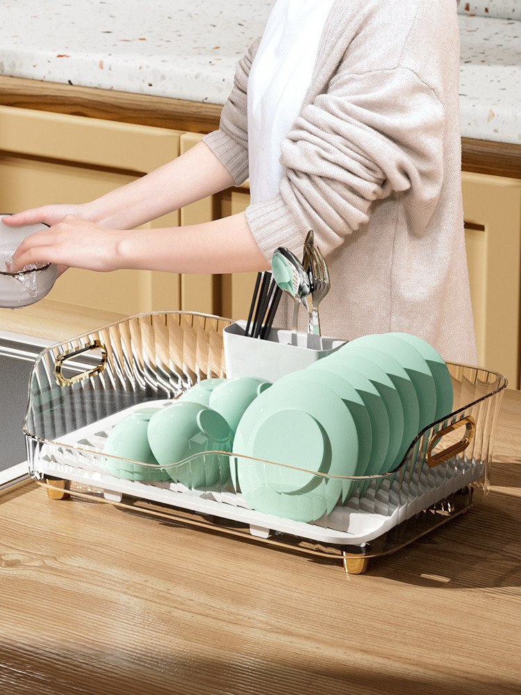 Modern luxury dish rack storage