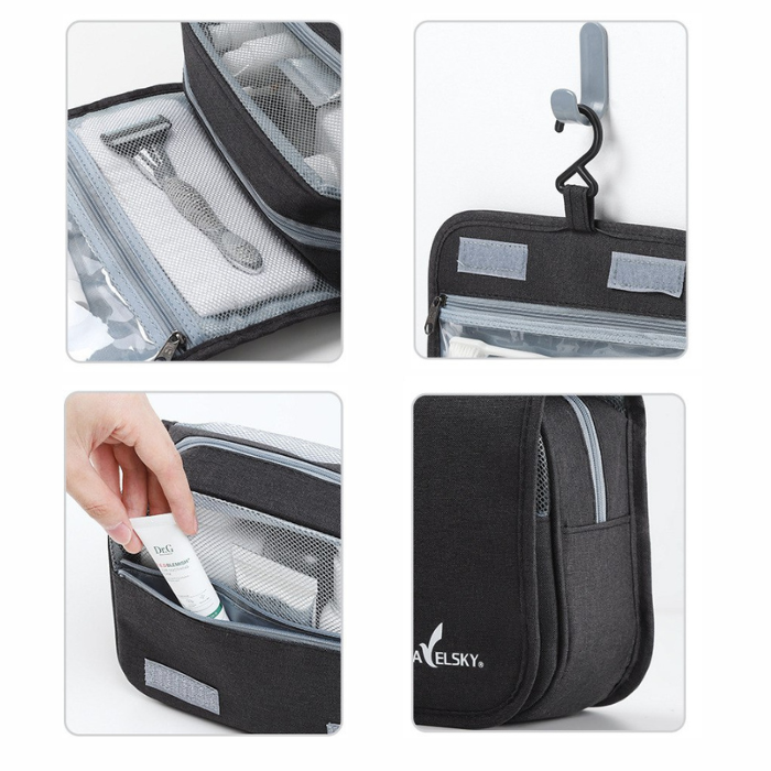 Travel organizer / Hanging Toiletry Bag / Makeup Bag Storage