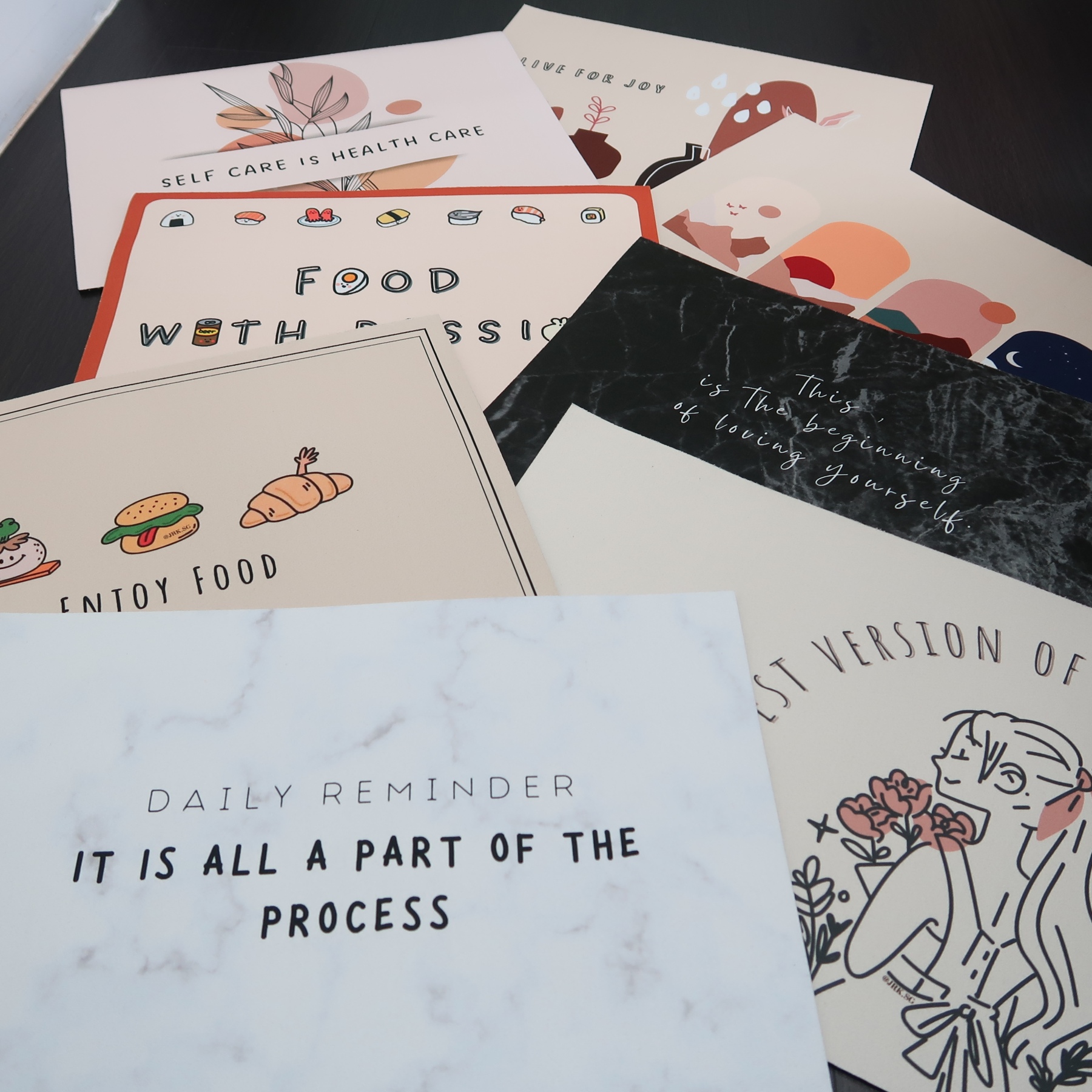 (Singapore Local self design) Custom Diatomite Non Slip Table Mat Quick Drying | Fast Absorbing