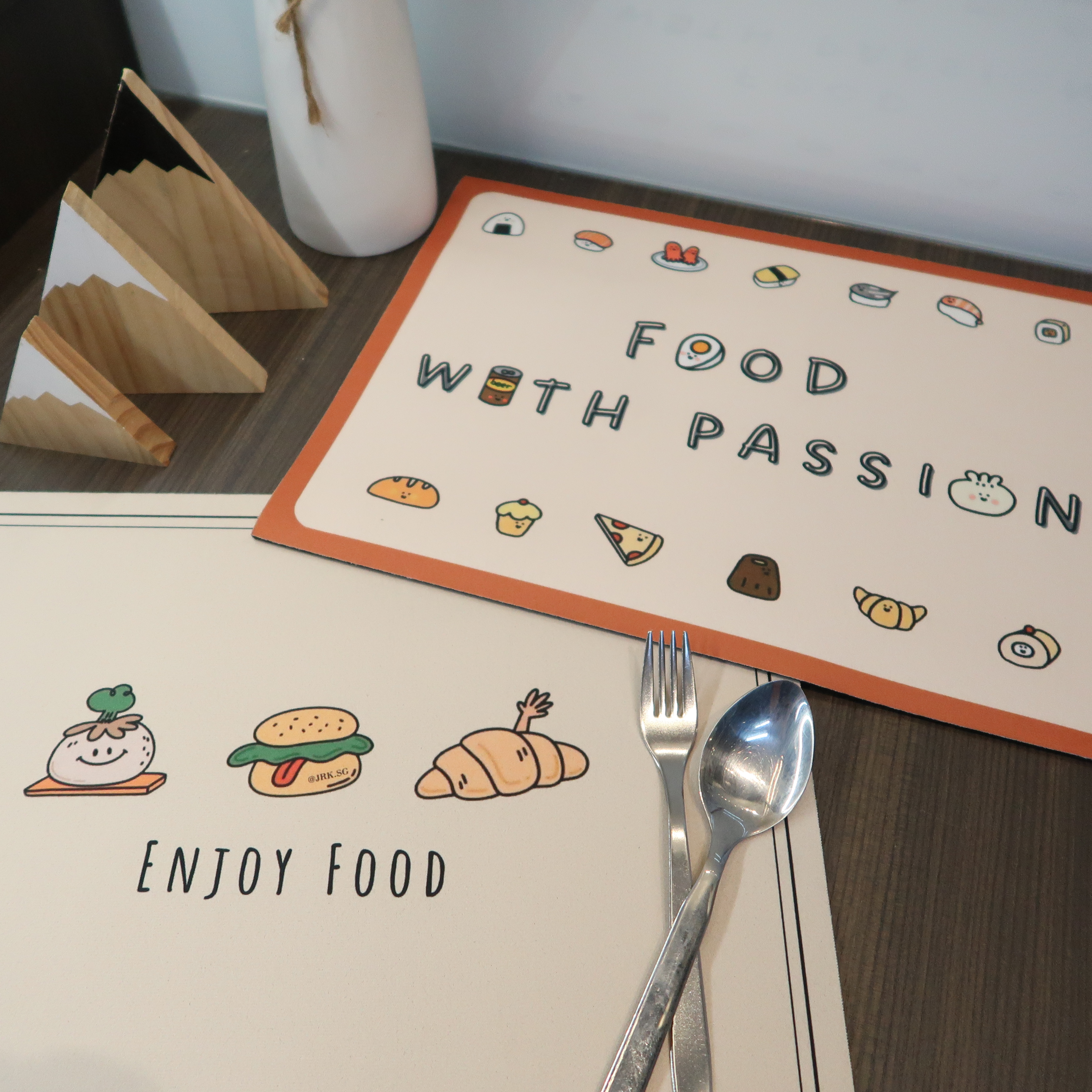 (Singapore Local self design) Custom Diatomite Non Slip Table Mat Quick Drying | Fast Absorbing