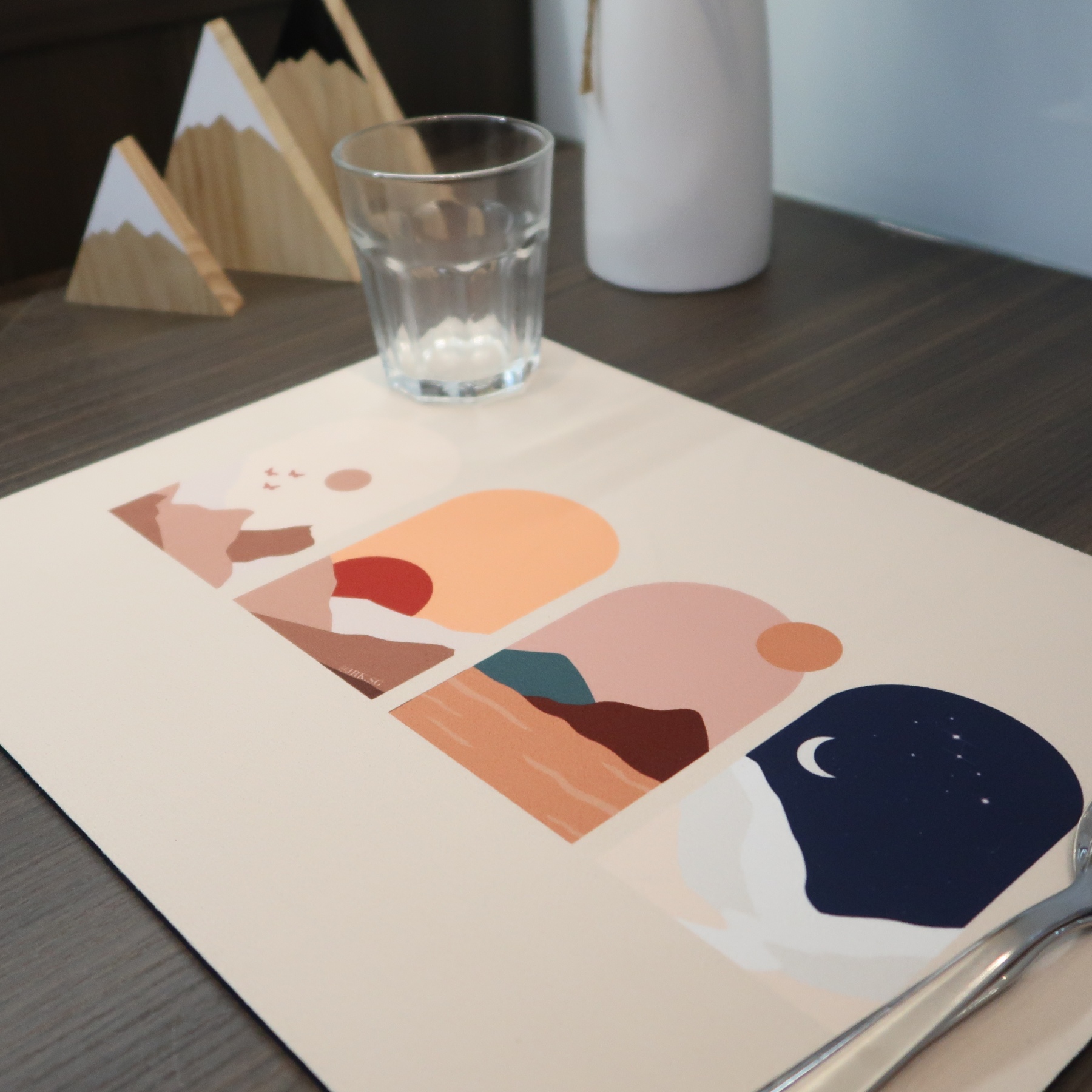 (Singapore Local self design) Custom Diatomite Non Slip Table Mat Quick Drying | Fast Absorbing