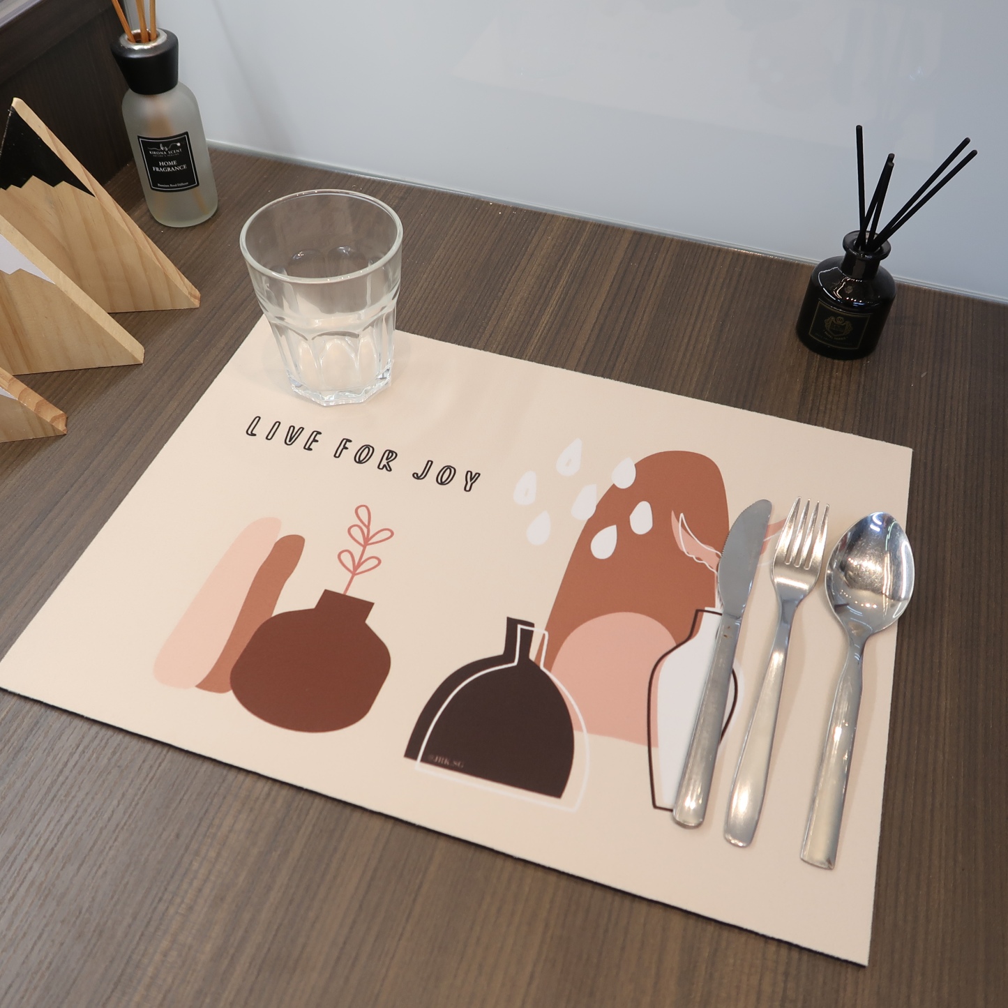 (Singapore Local self design) Custom Diatomite Non Slip Table Mat Quick Drying | Fast Absorbing