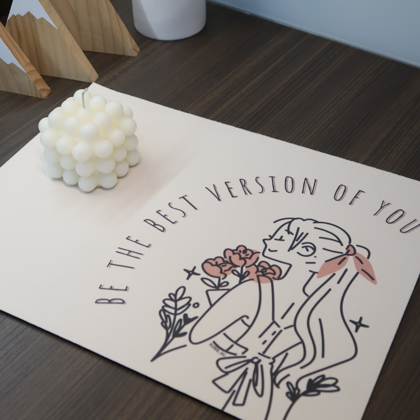 (Singapore Local self design) Custom Diatomite Non Slip Table Mat Quick Drying | Fast Absorbing
