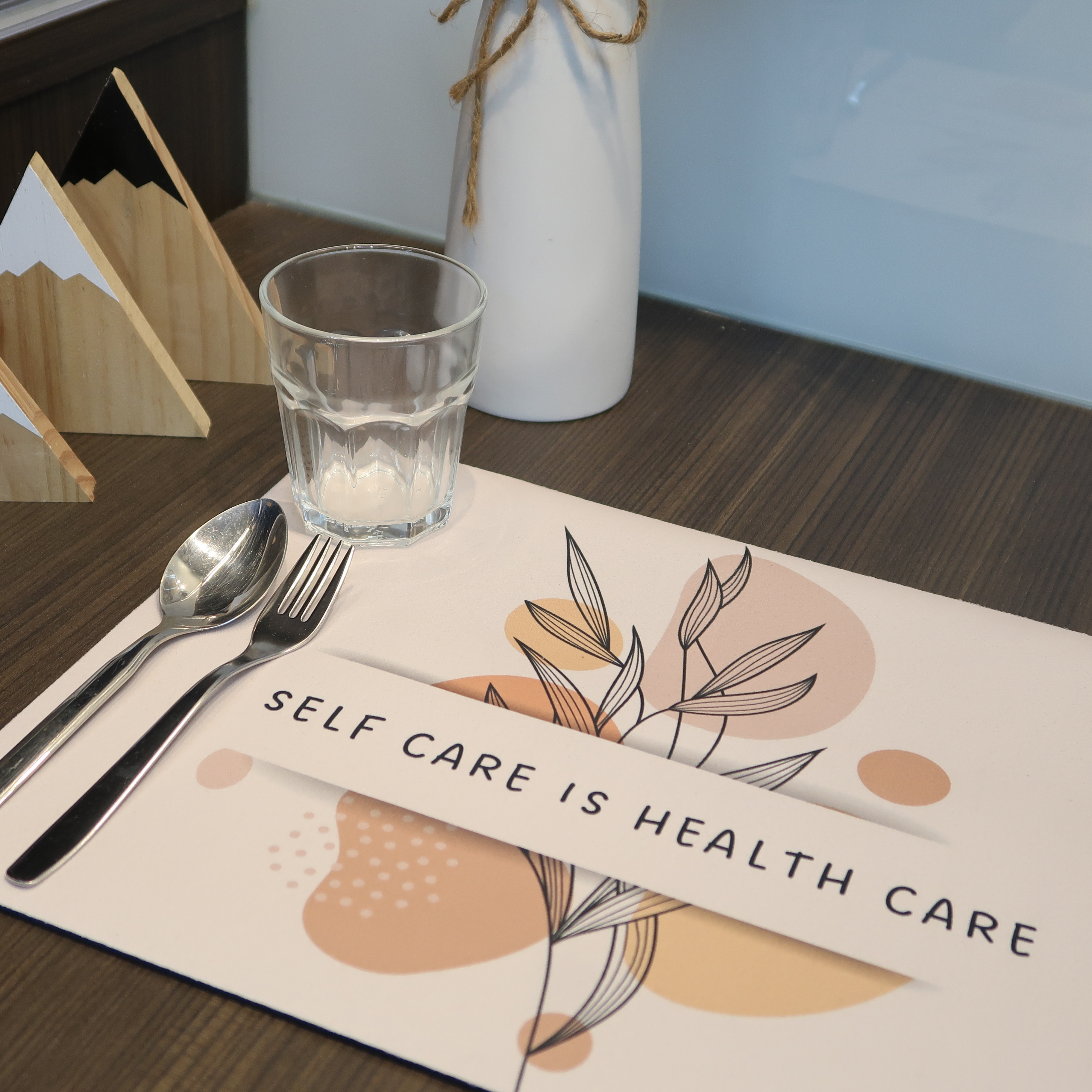 (Singapore Local self design) Custom Diatomite Non Slip Table Mat Quick Drying | Fast Absorbing