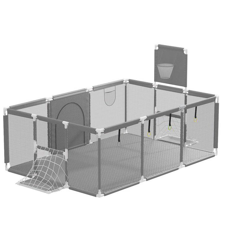 Baby Playpen / Baby Playard With Basketball Hoop / Kids Barrier Fence