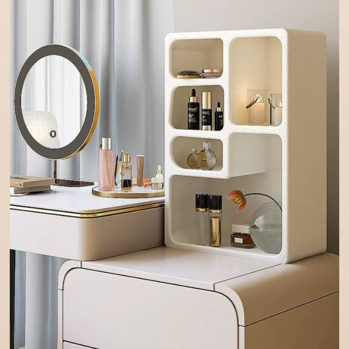 Soft Arc Minimalist Niche Storage rack decorative shelf