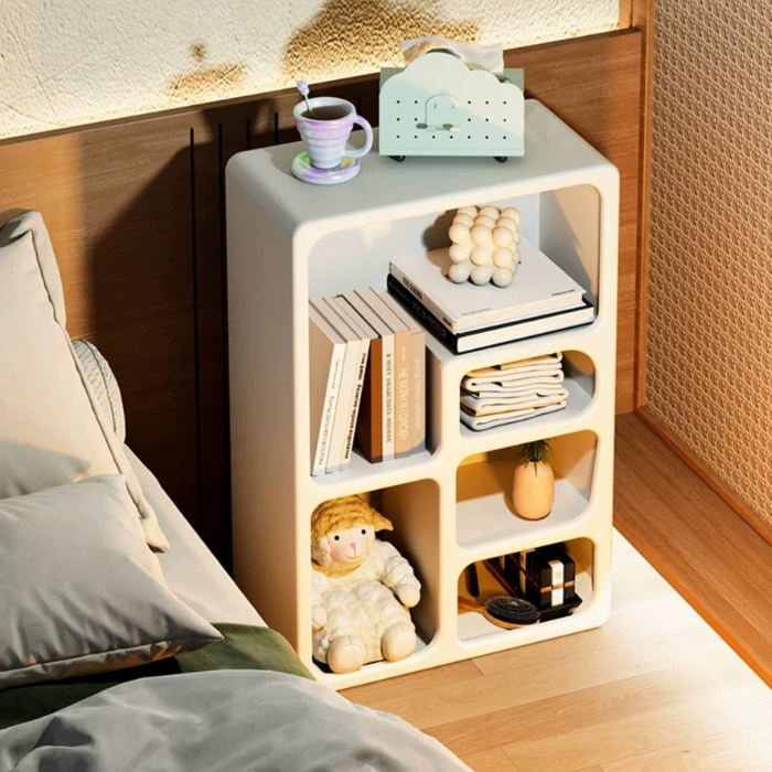 Soft Arc Minimalist Niche Storage rack decorative shelf