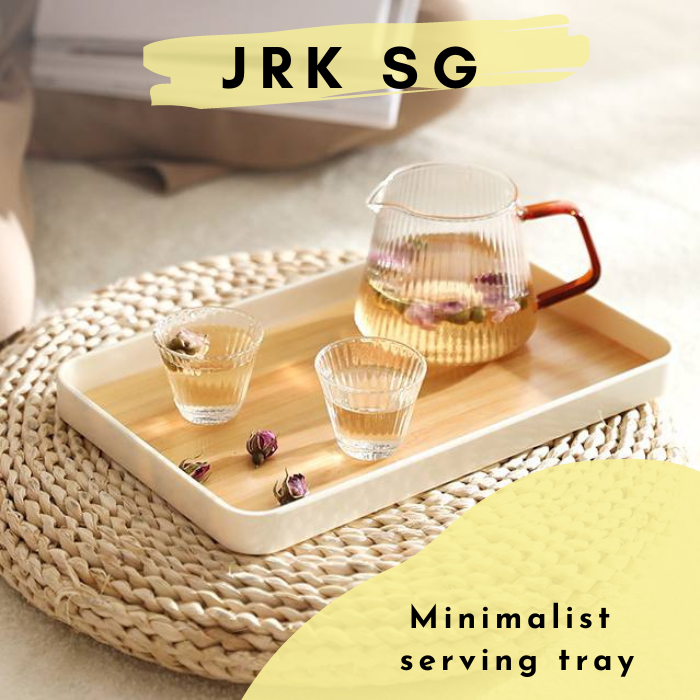 Minimalist serving tray for snacks , desserts, pastry, cookies, coffee, tea