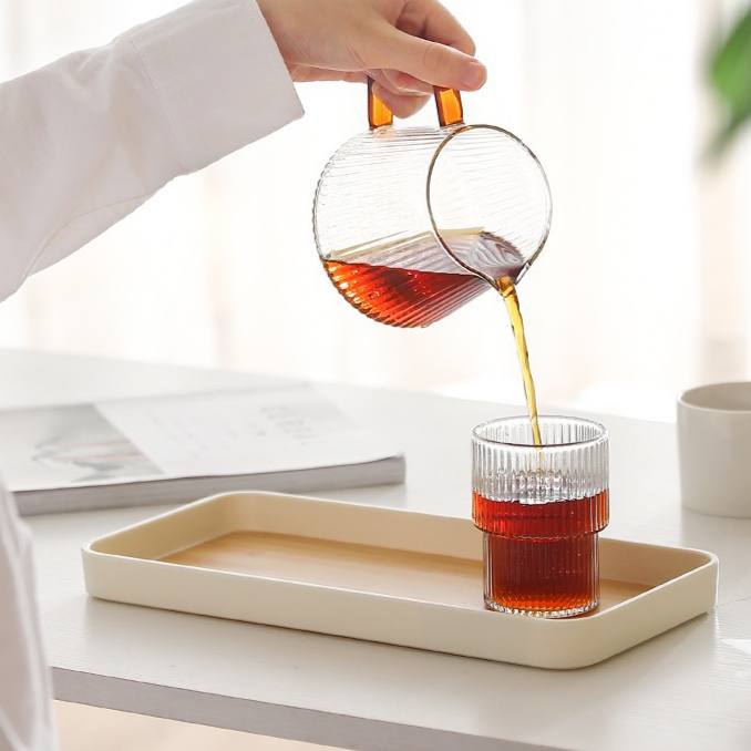 Minimalist serving tray for snacks , desserts, pastry, cookies, coffee, tea