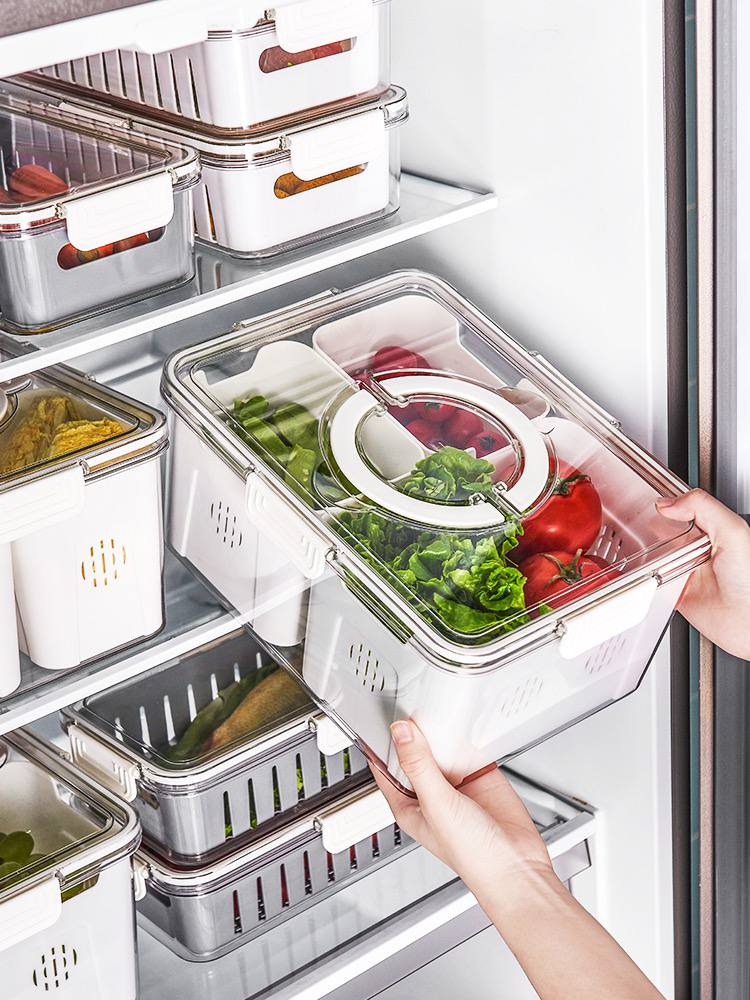 Fridge Organiser / Food Compartment storage box for Refrigerator / Container