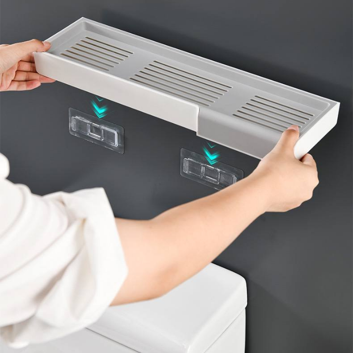Adhesive Floating Shelf Organiser for Bathroom