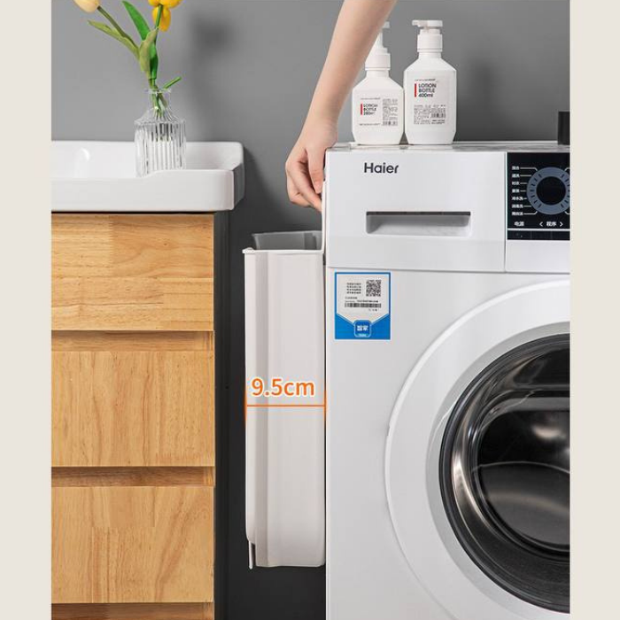 Collapsible Laundry Basket - White