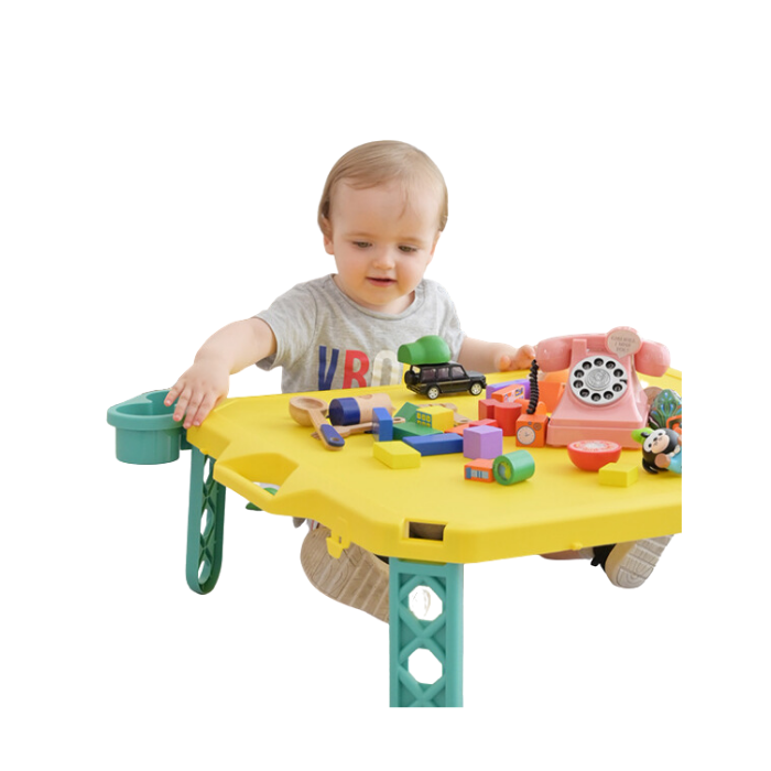 Children Desk / Kids Building blocks toy table / multi-functional early education game folding table