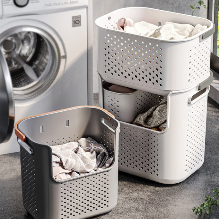 Spacedro Stackable 3 in 1 Laundry basket