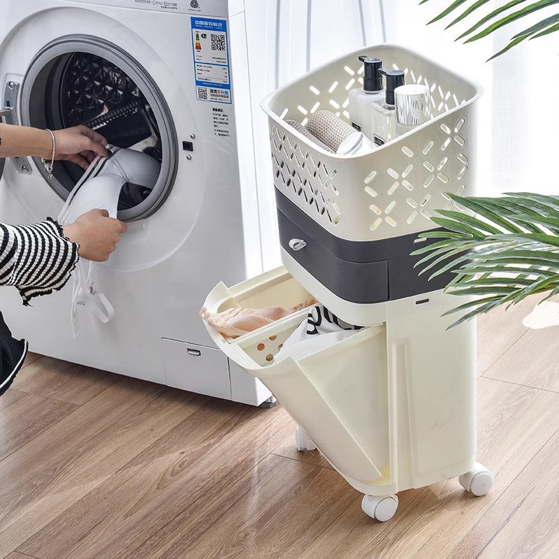 Liane Bathroom service yard storage laundry organiser / dirty clothes basket