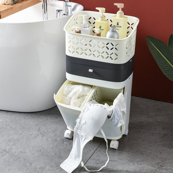 Liane Bathroom service yard storage laundry organiser / dirty clothes basket