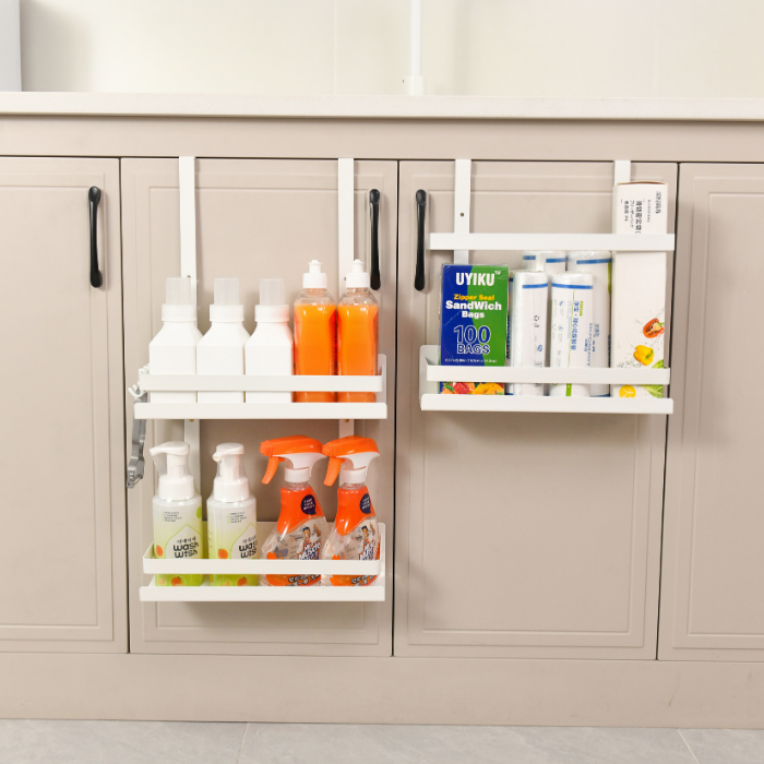 Minimalist Kitchen Cabinet hanging shelf storage rack