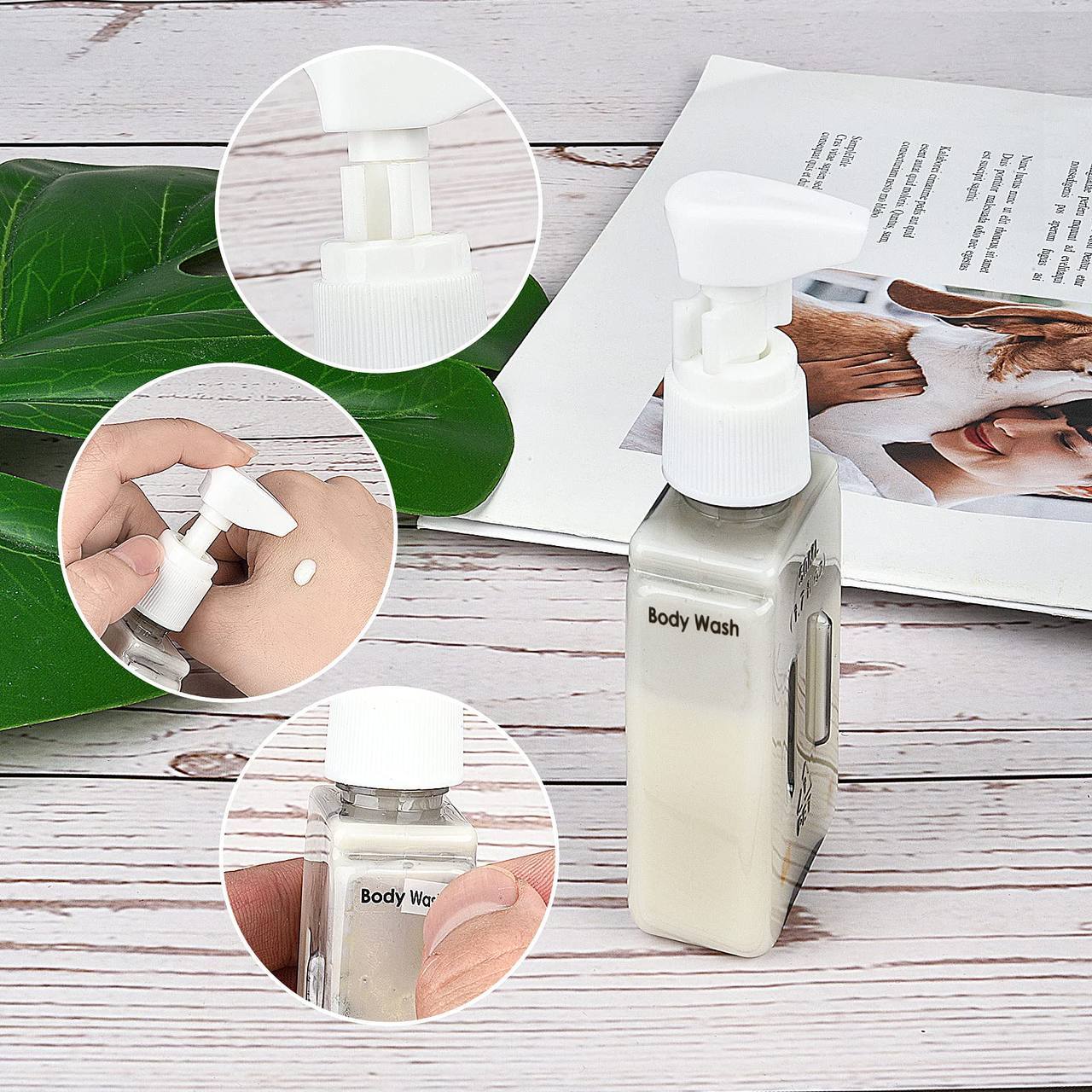 Compact Travel Bottles, Leak Proof Containers For Toiletries Kits