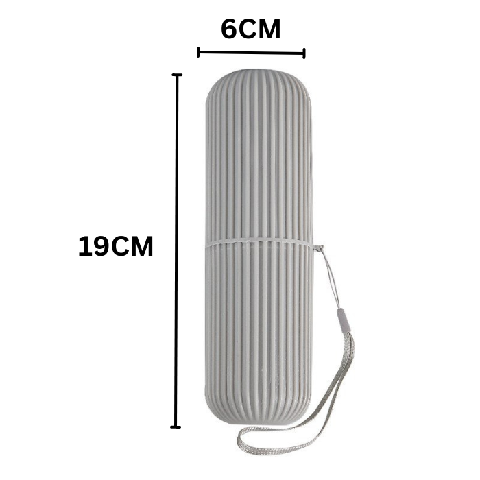 Travel Essential Portable Toothbrush Toothpaste Holder Storage Case Box Organizer