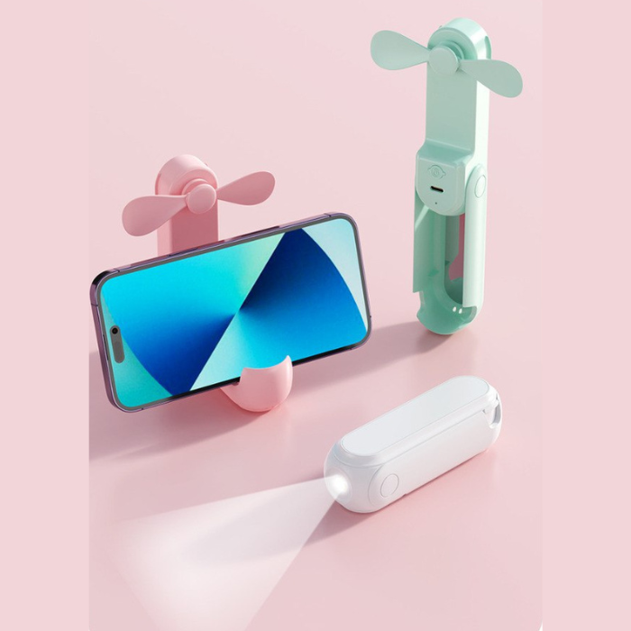 USB Rechargeable Mini Fan | Outdoor Portable Folding Handheld Small Fan