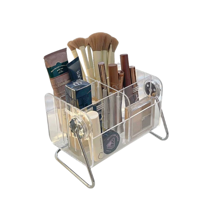 Acrylic Desktop Rack organiser for Pen Holder / cosmetic / TV remote living room table / Bedroom table