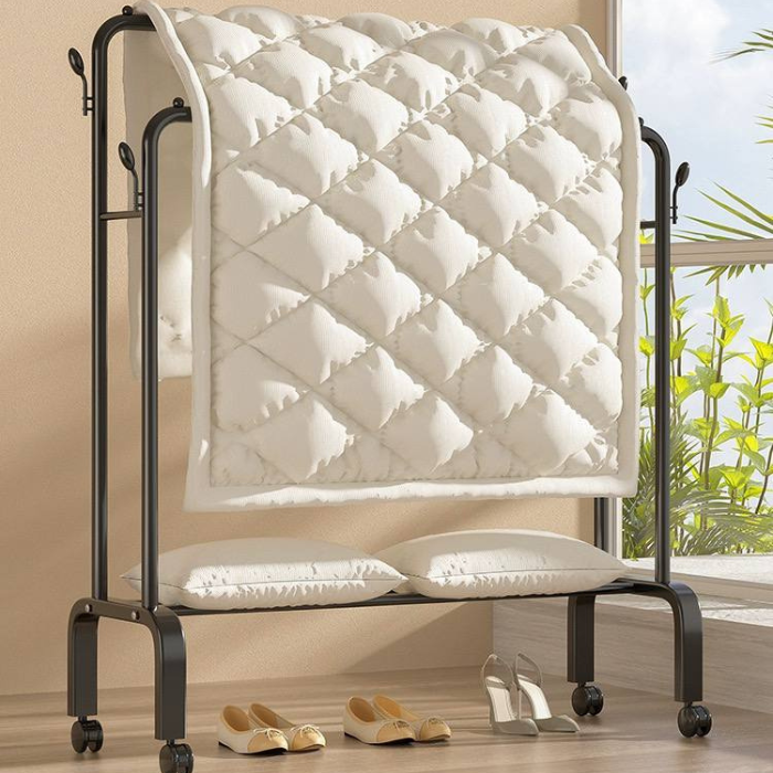 Laysa Clothes Rack, Garment Rack for Hanging Clothes, Multi-functional laundry organiser