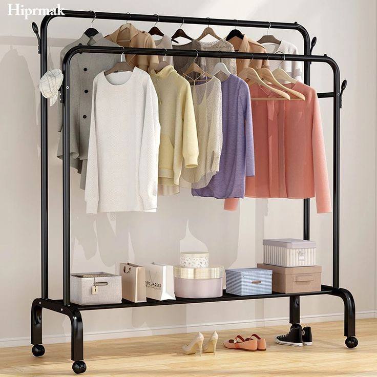 Laysa Clothes Rack, Garment Rack for Hanging Clothes, Multi-functional laundry organiser