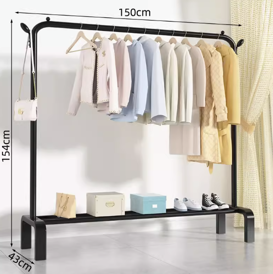 Laysa Clothes Rack, Garment Rack for Hanging Clothes, Multi-functional laundry organiser