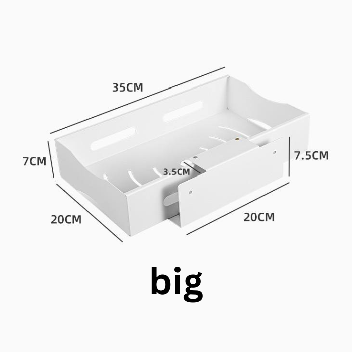 Smart vertical space cabinet sliding pull-out rack | kitchen storage organizer