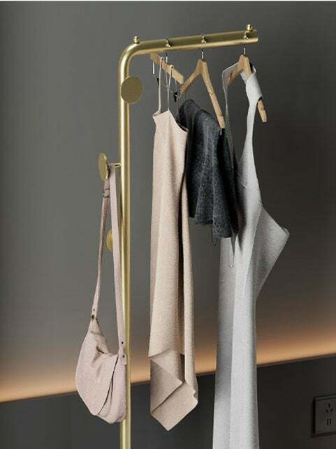 PIXIE GOLD Clothes decorative stand