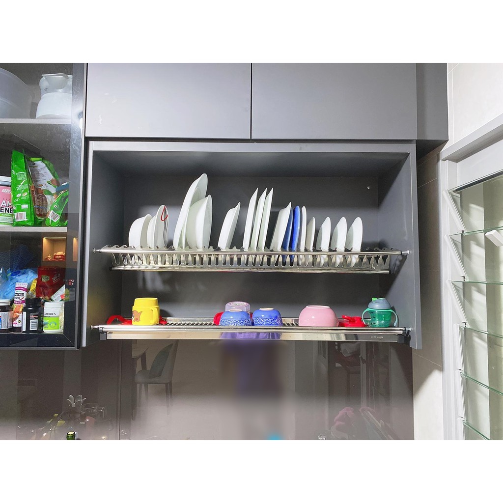 ◣5 years warranty◥ Kitchen cabinet SUS304 Stainless steel dish rack Furniture / BTO / HOME/ REVAMP
