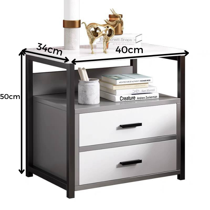 Modern Industrial style Bedside cabinet / night stand