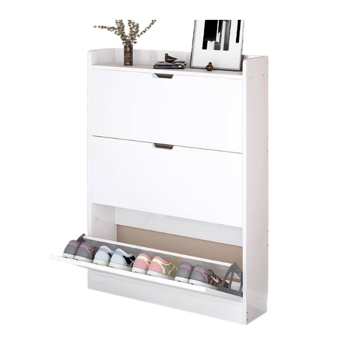 Minimalist Swivel Ultra-Slim Shoe rack