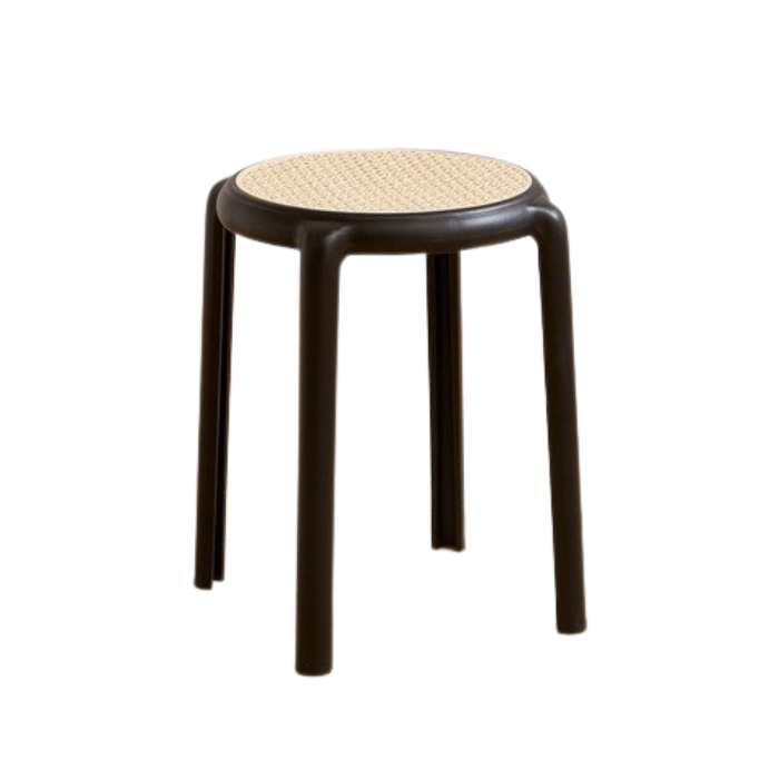 Derlyna Rattan stackable stools