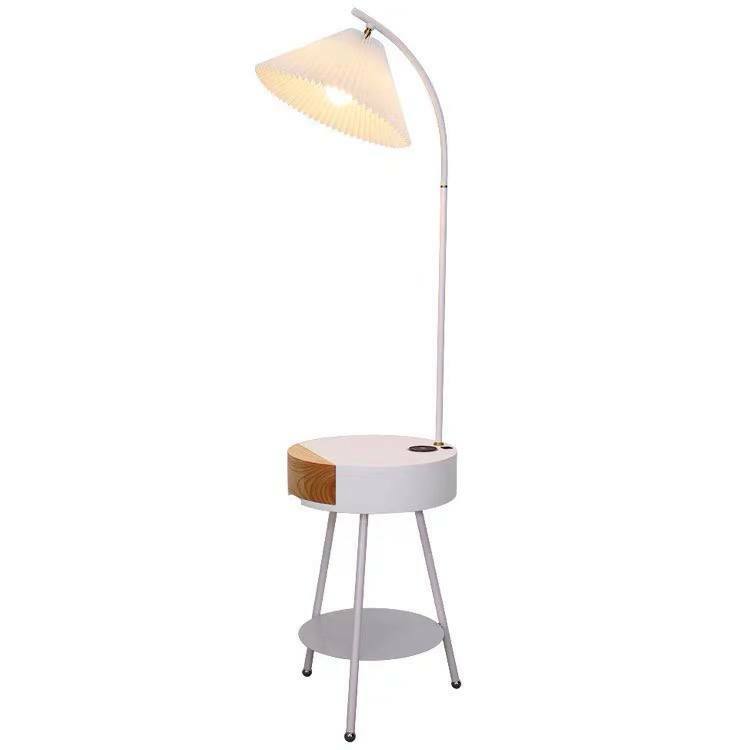 ZENNE Arc Floor Lamp with side table