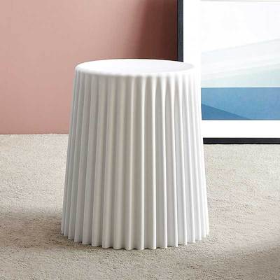 Pleated cupcake stackable stools