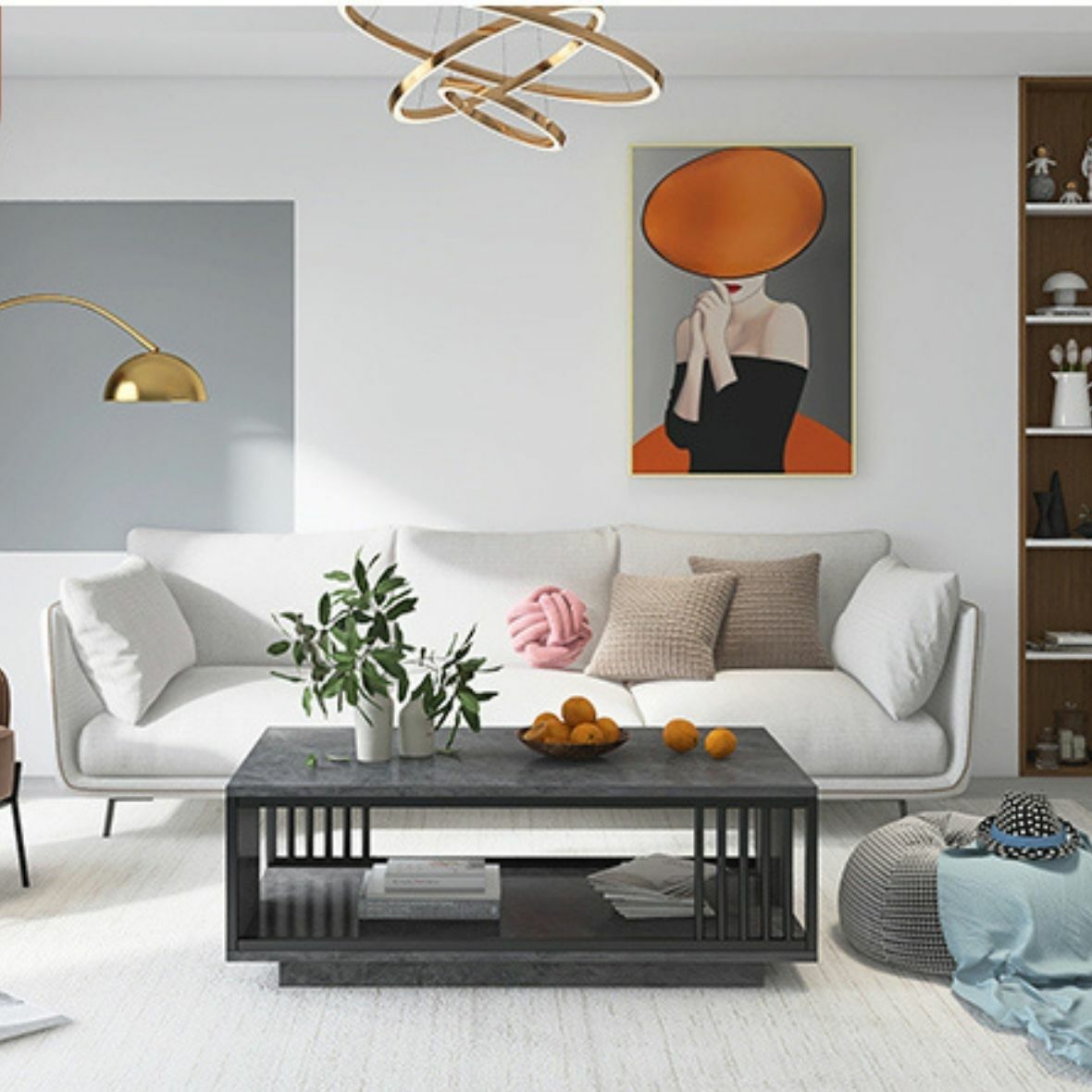 Zeryn Bold statement Coffee Console Table