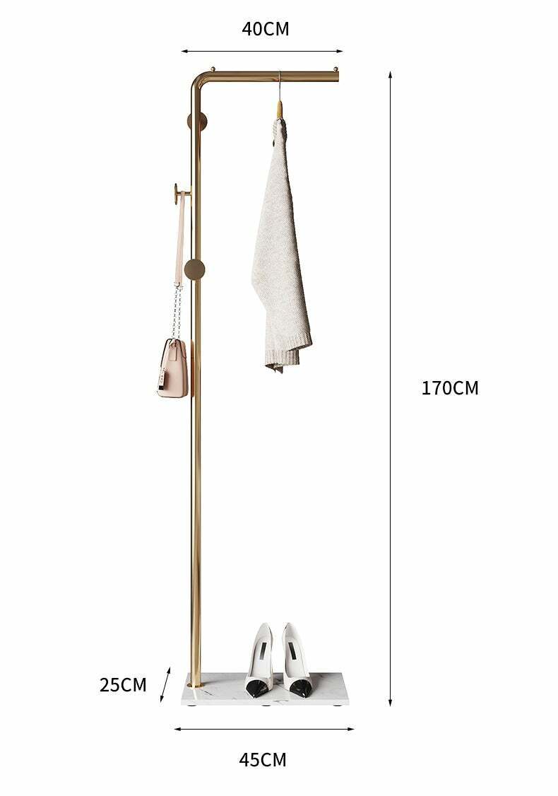 PIXIE GOLD Clothes decorative stand