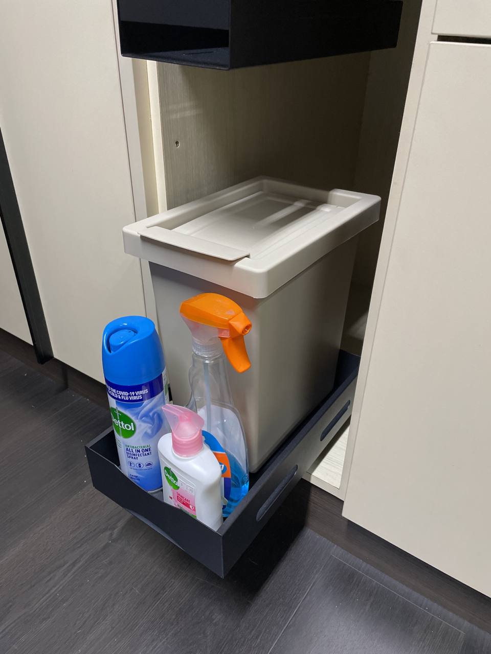 Smart vertical space cabinet sliding pull-out rack | kitchen storage organizer