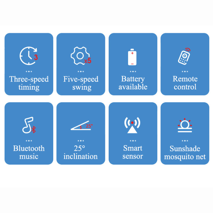 Smart electronic baby cradle / kids chair / rocker