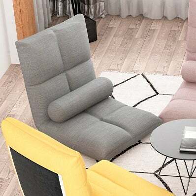 𝑺𝒂𝒇𝒆 𝒉𝒂𝒗𝒆𝒏 Reclining Lazy Floor Sofa/ Foldable Space-Saving Chair