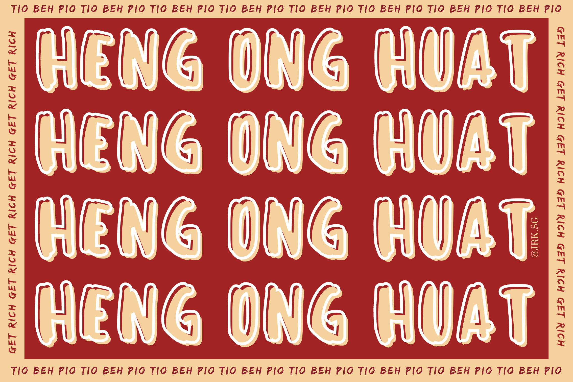 (SG DESIGNS) CNY Floor Mat Diatomite Non Slip Doormats / Bath mat / bedroom mat