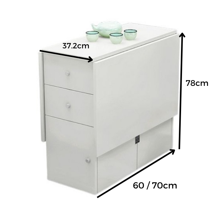 Kelsey Space-saving Foldable Dining Table