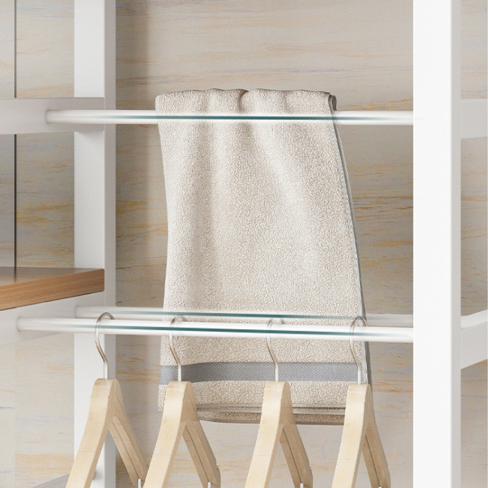 Top load washing machine rack