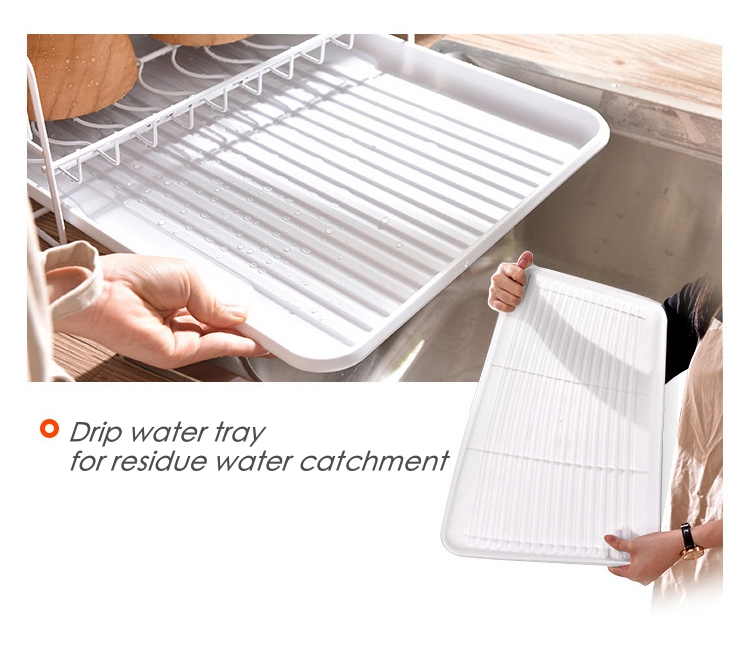 Nordic Kitchen Drying Dish Rack - Minimalist Organizer - Space Saver - Storage